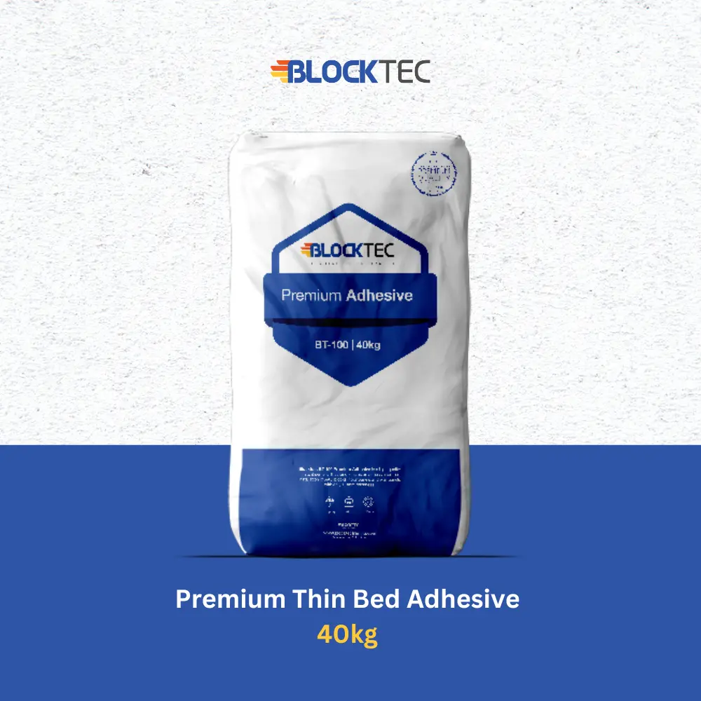 [BT-100] Blocktec Premium Thin Bed Adhesive 40kg ( white )